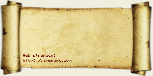 Jasmina Mitranić vizit kartica